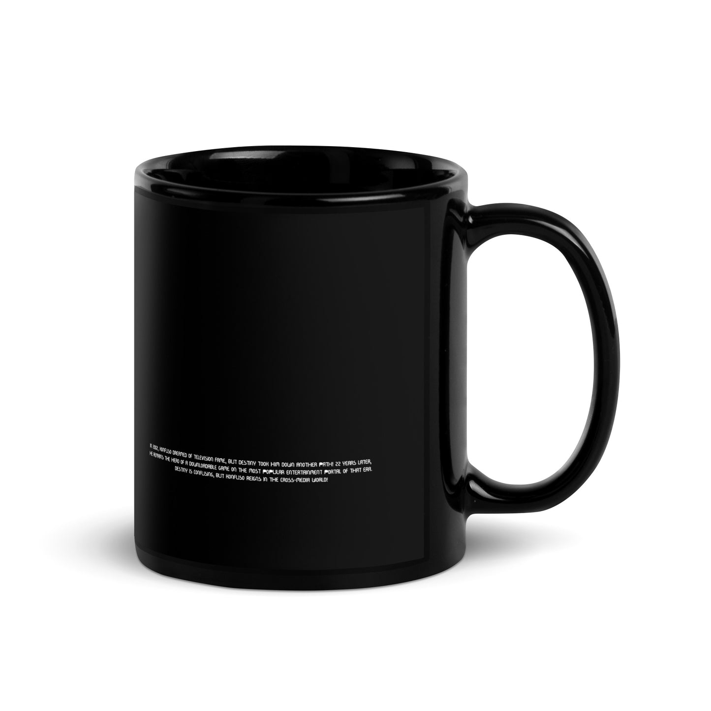 Taza negra brillante Aniversario Konfuso® 2002 - 2024