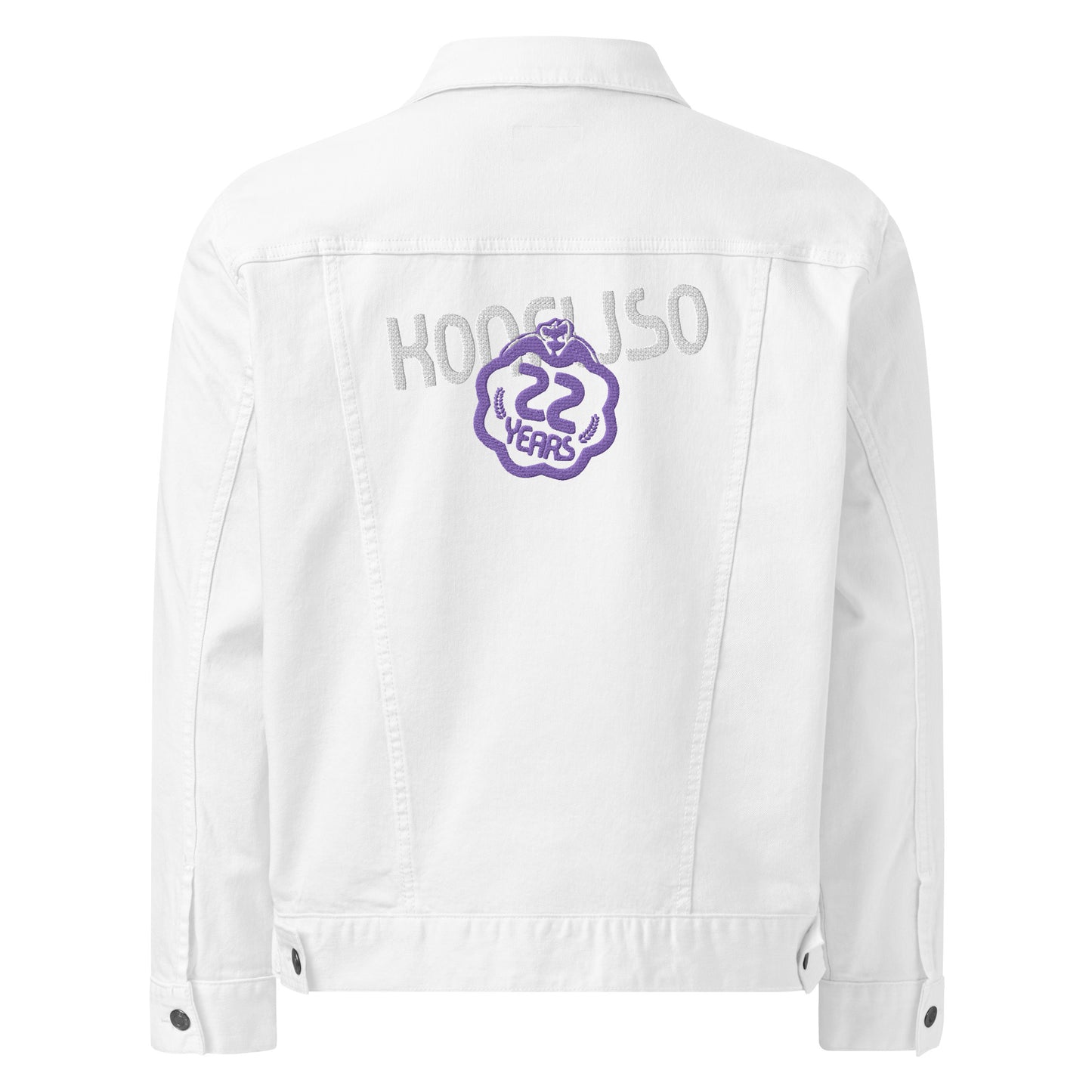 Konfuso® Premium Jeansjacke mit gestickten Logos