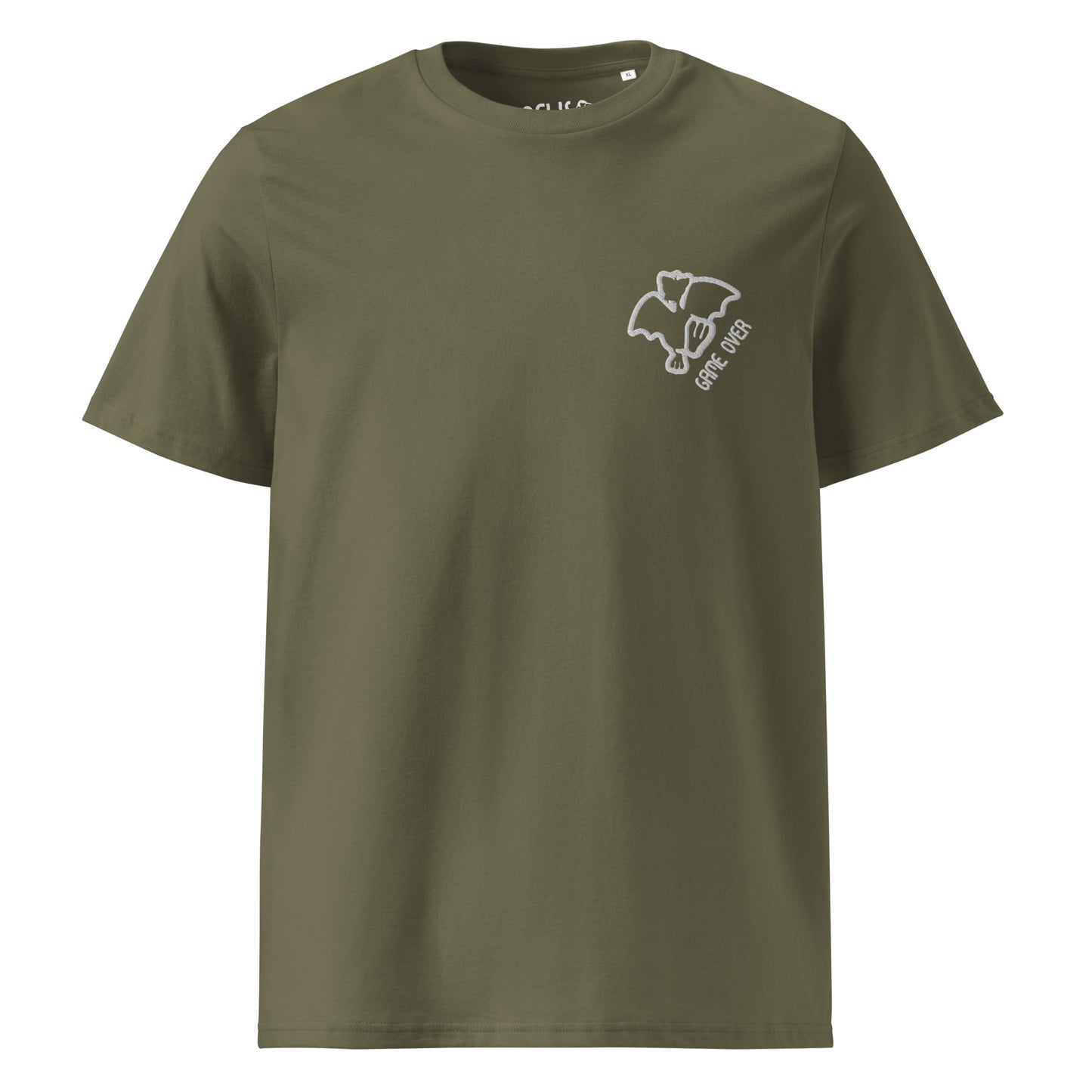 Konfuso® T-Shirt aus Bio-Baumwolle mit gesticktem Logo