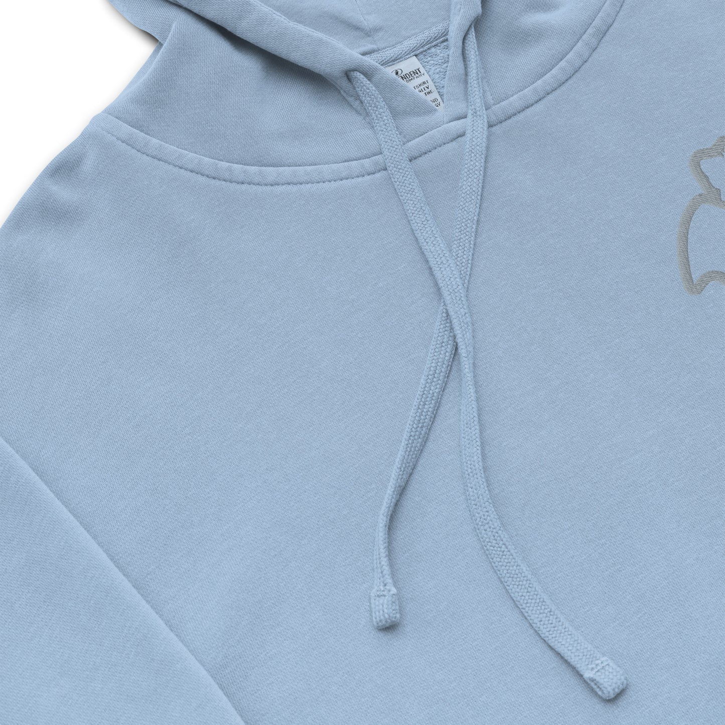 Batik-Hoodie mit gesticktem Logo