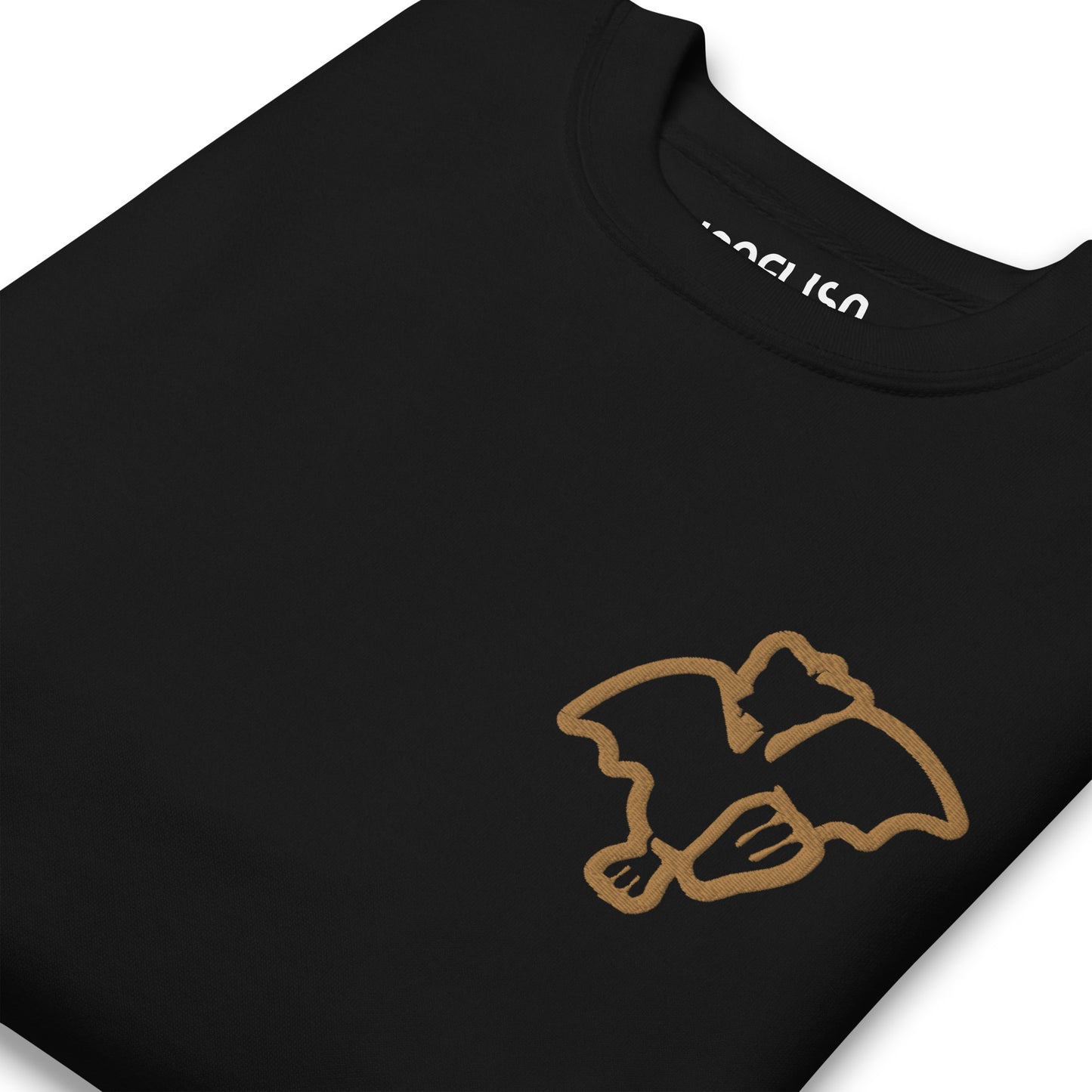 ロゴ刺繍を施したプレミアムKonfuso®長袖Tシャツ。