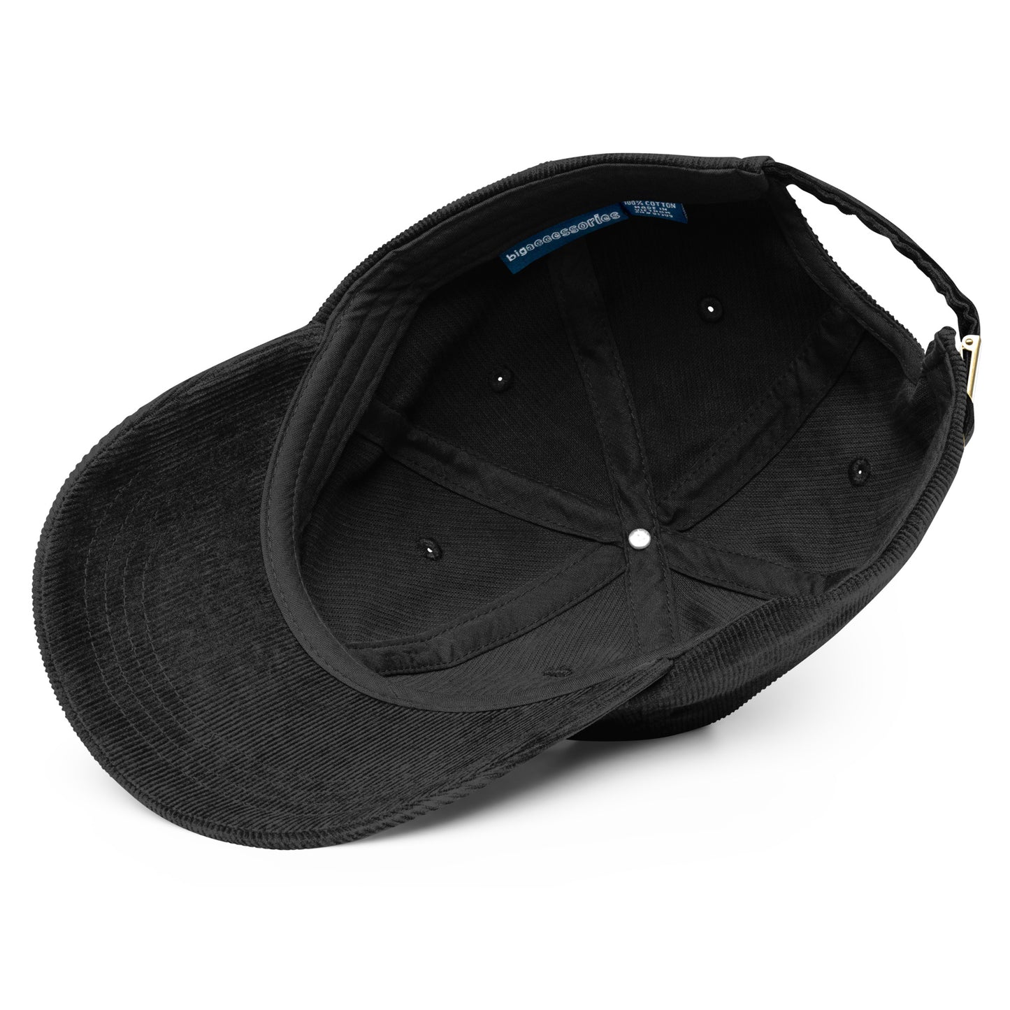 Gorra GS de pana vintage bordada