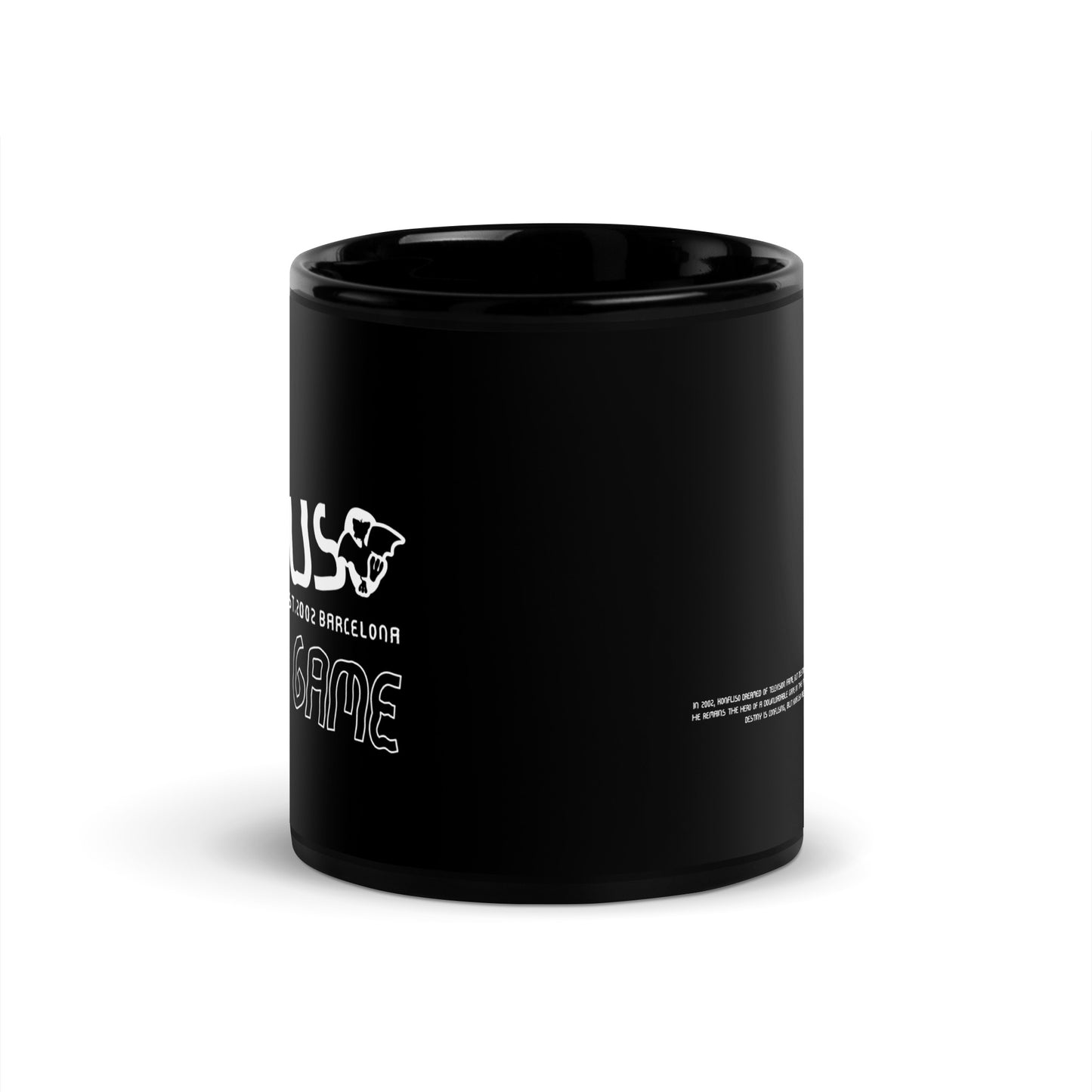 Taza negra brillante  Aniversario Konfuso® 2002 - 2024