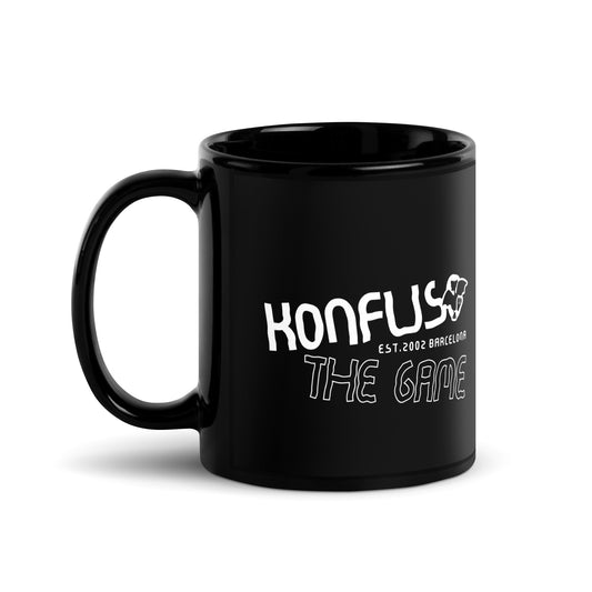 Taza negra brillante  Aniversario Konfuso® 2002 - 2024