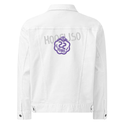 Konfuso® Premium Jeansjacke mit gestickten Logos