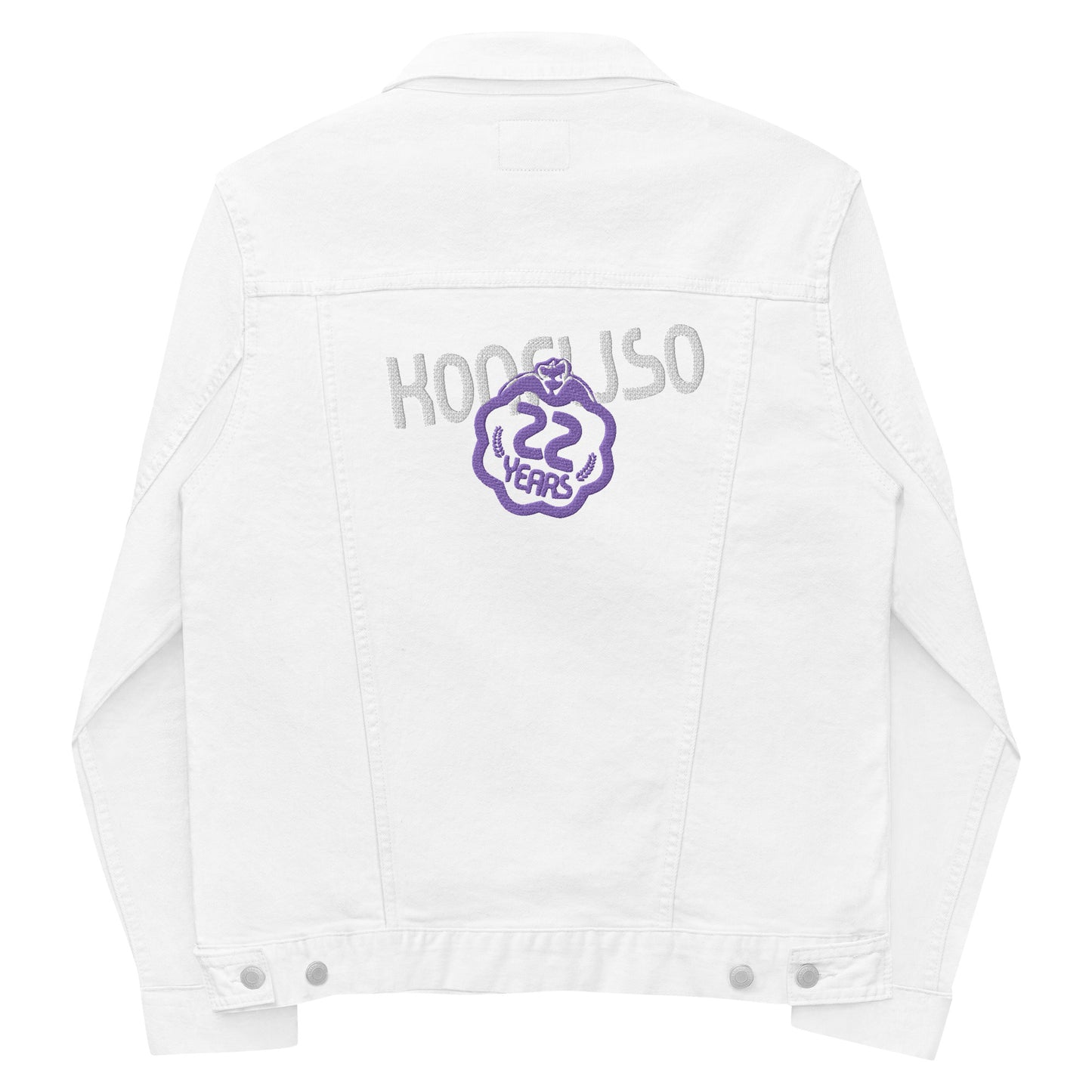 Konfuso® Premium Jeansjacke mit gestickten Logos