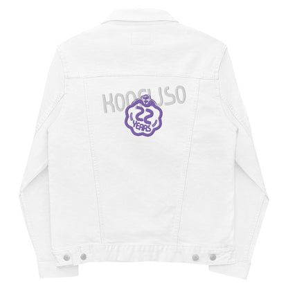 Konfuso® Premium Jeansjacke mit gestickten Logos