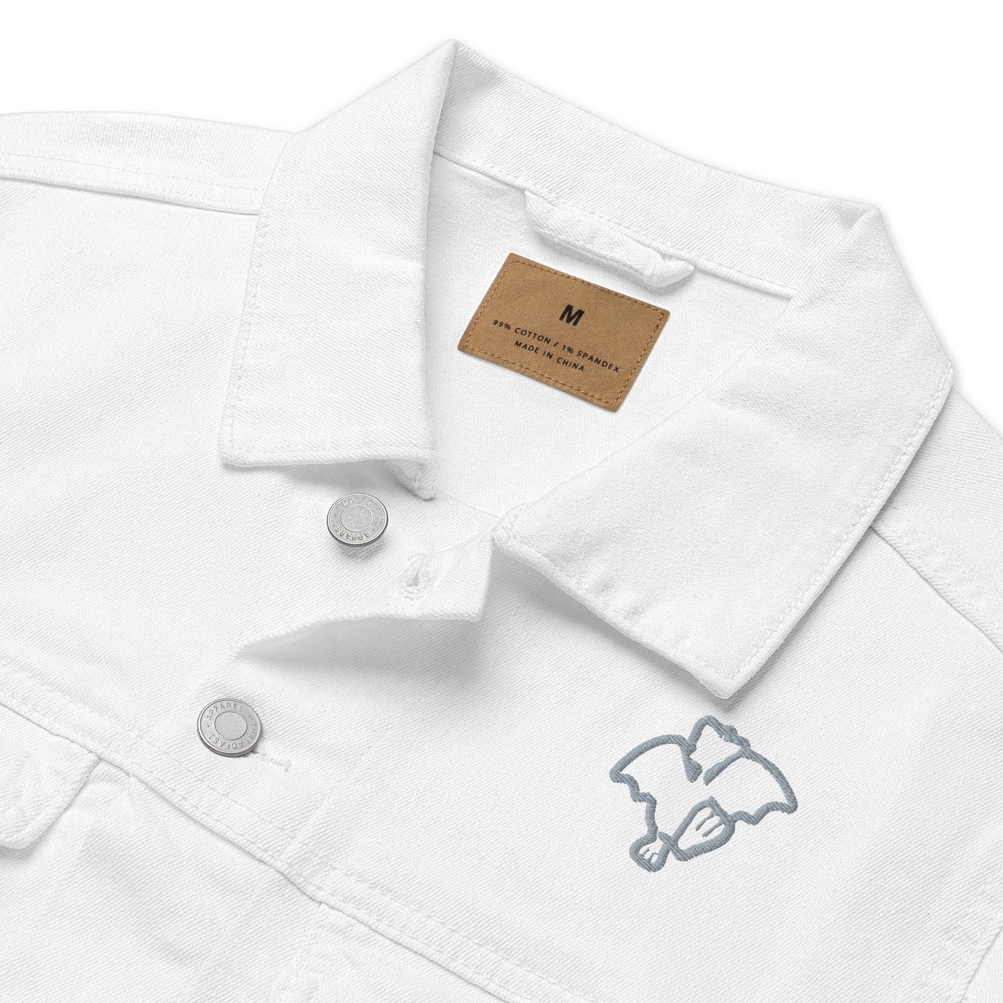 Konfuso® Premium Jeansjacke mit gestickten Logos
