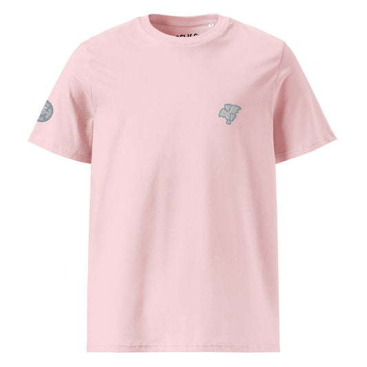 Konfuso® T-Shirt aus Bio-Baumwolle mit gesticktem Logo