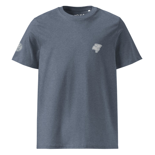 Konfuso® T-Shirt aus Bio-Baumwolle mit gesticktem Logo