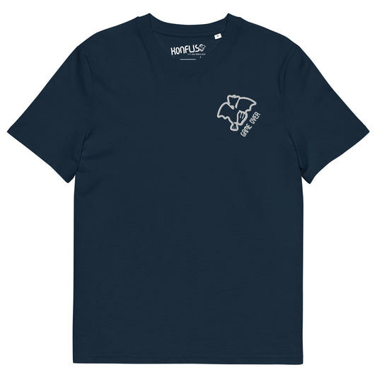 Konfuso® オーガニックコットンロゴ刺繍入りGAME OVER Tシャツ