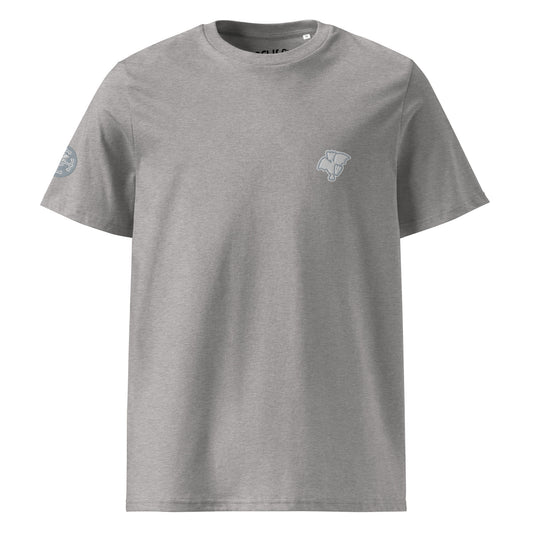 Konfuso® T-Shirt aus Bio-Baumwolle mit gesticktem Logo