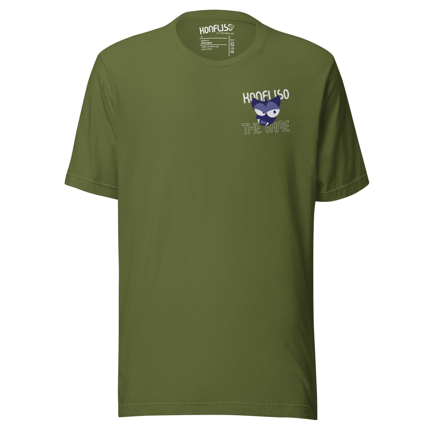 Konfuso® 2002 - 2024 Jubiläums-Premium-T-Shirt mit Bio-Baumwolle und gesticktem Logo