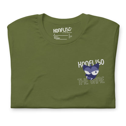 Konfuso® 2002 - 2024 Jubiläums-Premium-T-Shirt mit Bio-Baumwolle und gesticktem Logo