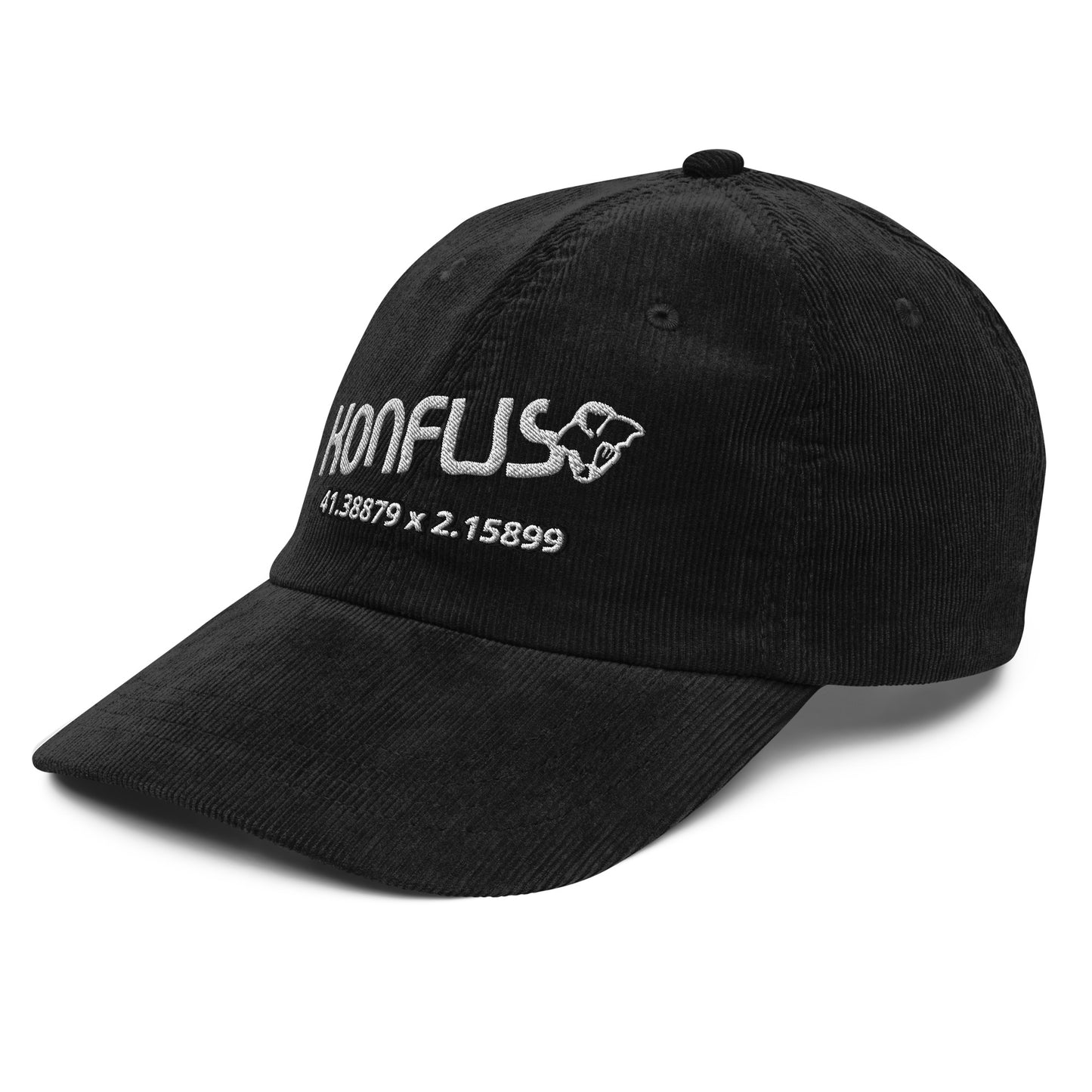 Gorra GS de pana vintage bordada