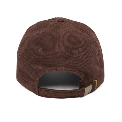 Gorra Konfuso® de pana vintage y logo bordado